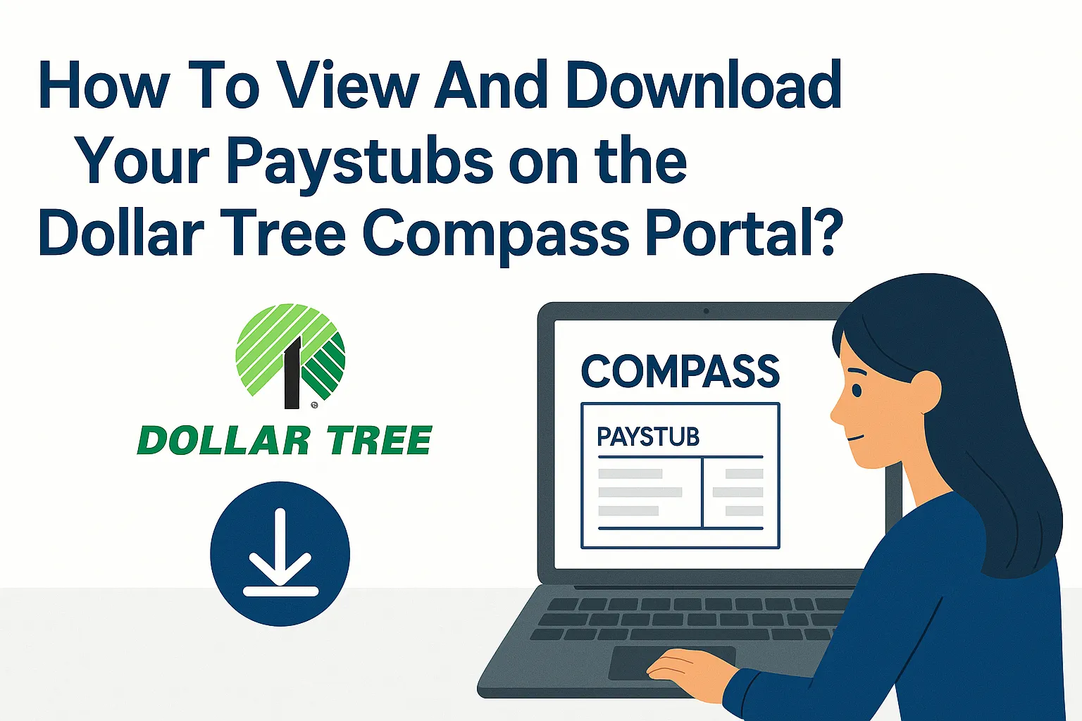 download paystub portal for dollar tree compass