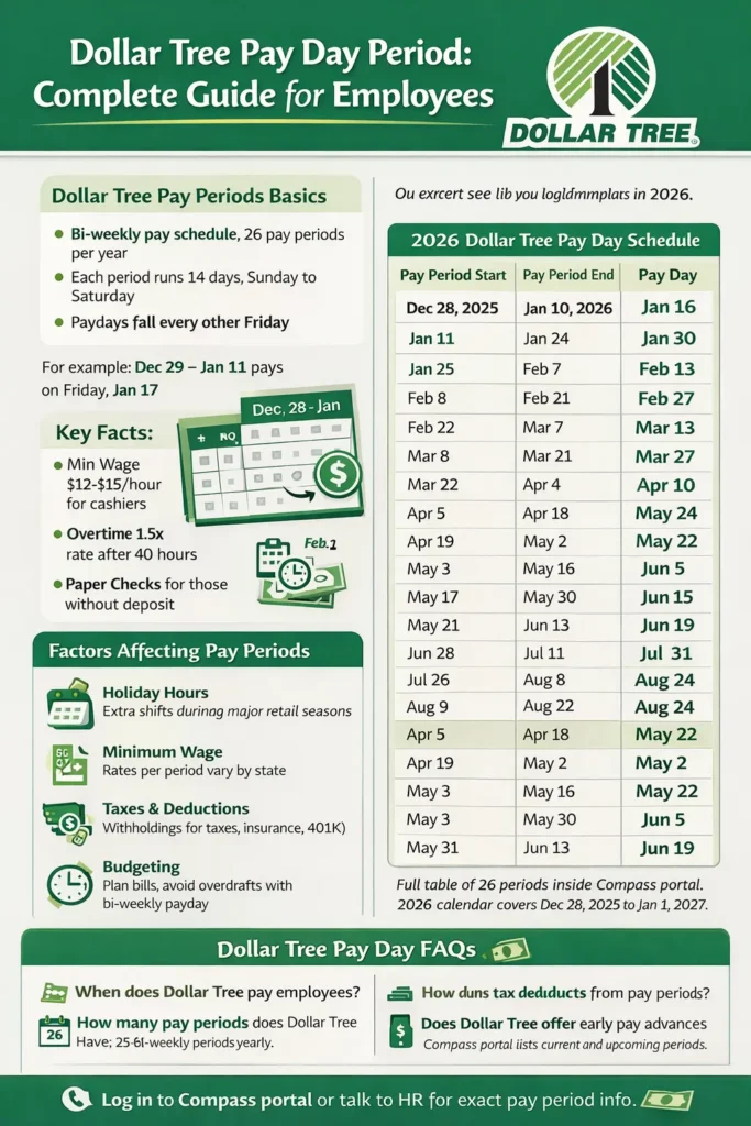 dollar tree pay period
