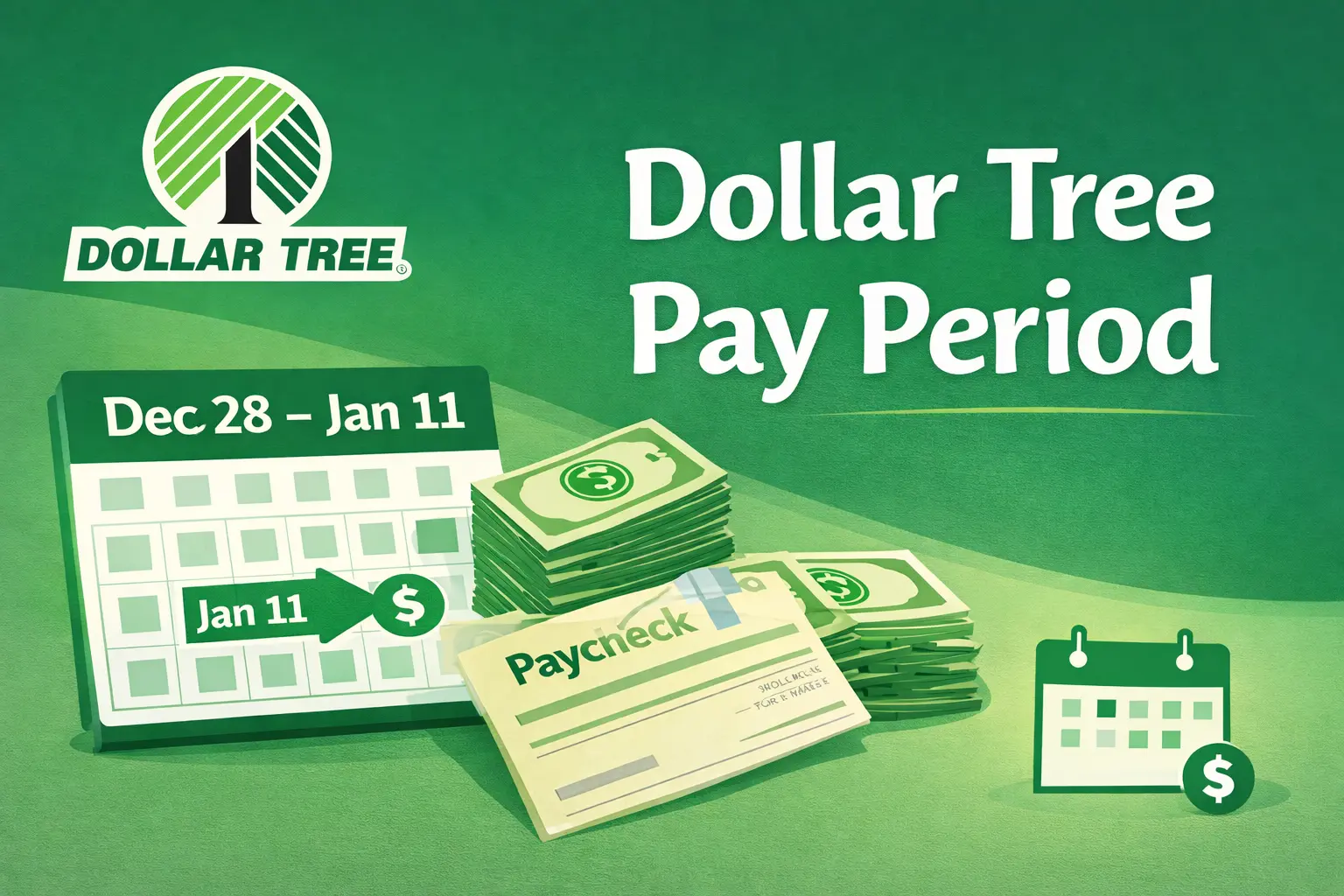 how to check dollar tree pay period